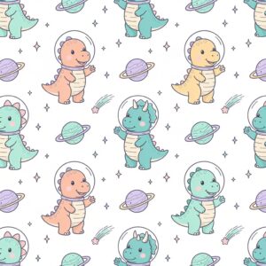 Accept Custom Designs 100% Cotton Woven Double Gauze Fabric 115GSM Breathable Lightweight Animal Print Fabric for Girls Boys