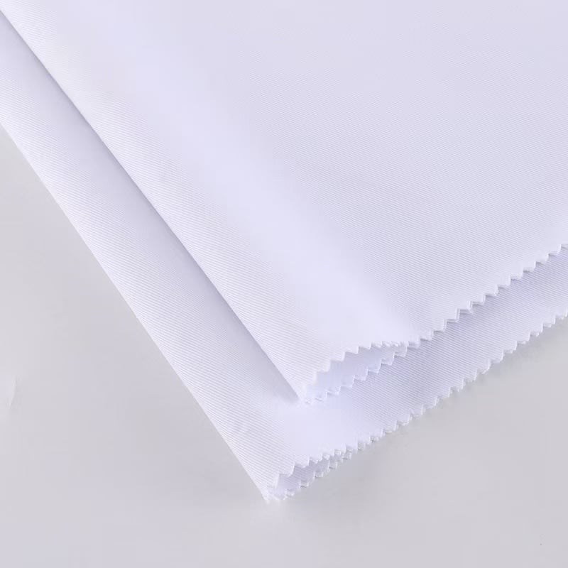 TC 80/20 100 GSM T-shirt Fabric Polyester Cotton Fabric Drill Polly Poplin Plain Woven Twill Fabric Pants Pockets for Workwear - 图片 3