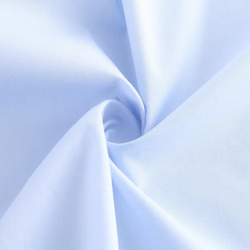 TC 80/20 100 GSM T-shirt Fabric Polyester Cotton Fabric Drill Polly Poplin Plain Woven Twill Fabric Pants Pockets for Workwear - 图片 4