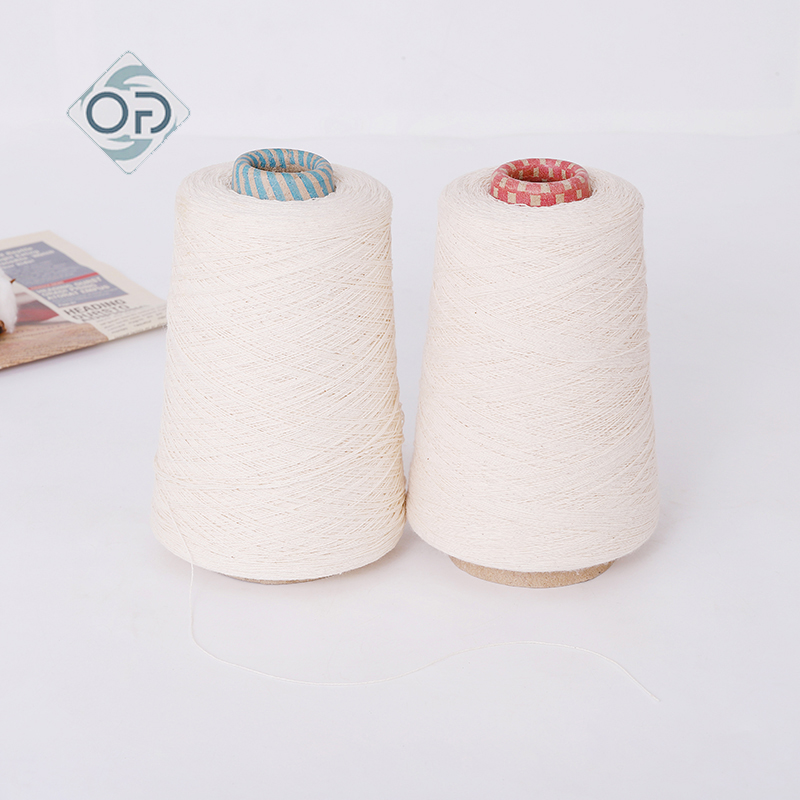 60% Cotton 40% Polyester Ringspun OE Raw White Yarn Ne 40 60 80 - 图片 2
