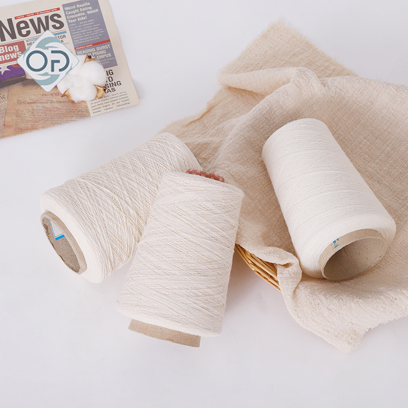 60% Cotton 40% Polyester Ringspun OE Raw White Yarn Ne 40 60 80 - 图片 3