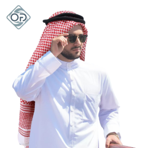 100% polyester Arab Muslim Men Head Scarf Custom Logo Square
