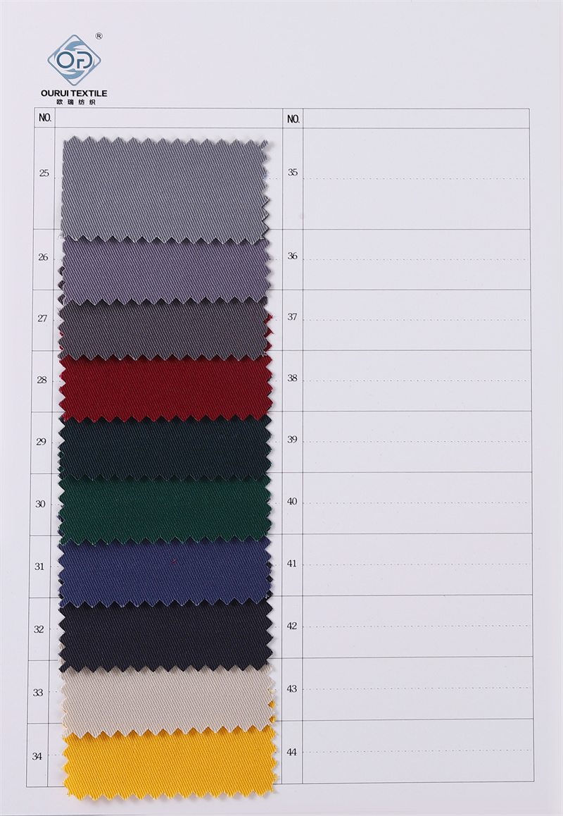 65%Polyester35%Cotton 21*16 120*60 Anti-static waterproof Woven Twill Fabric - 图片 6