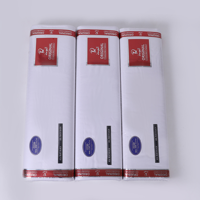 100% Polyester 40*150D 195G/M Spun Thobe Woven Plain Fabric - 图片 3