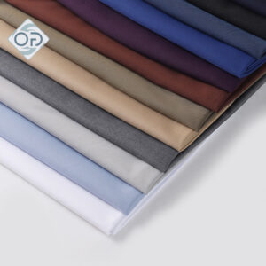 80% Polyester 20% Viscose 30*30 225G/M Suiting Woven twill Fabric For Suit