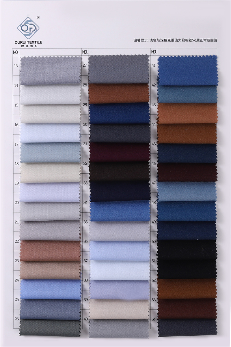 80%Polyester20%Viscose 250G/M Suiting Woven twill Fabric For Suit - 图片 4