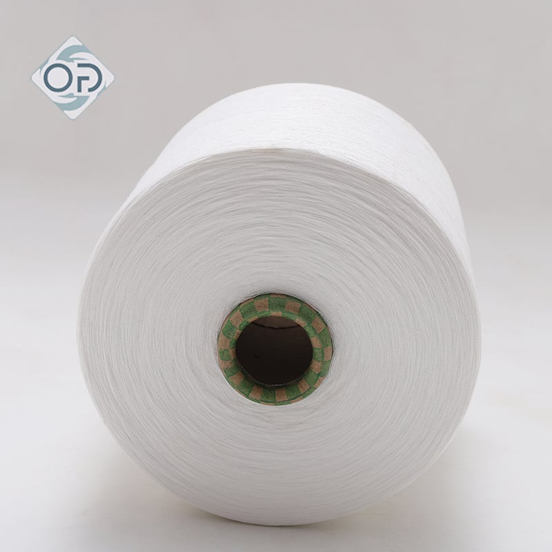 20%Cotton 80% Polyester Ringspun OE Raw White Yarn Ne12 16 20 32