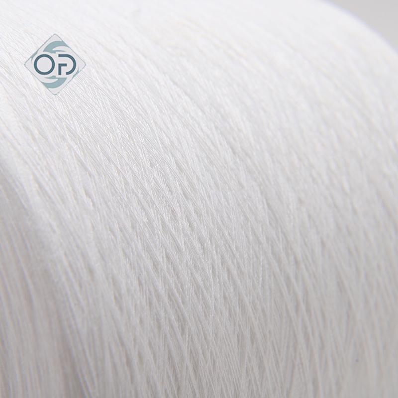 20%Cotton 80% Polyester Ringspun OE Raw White Yarn Ne12 16 20 32 - 图片 3