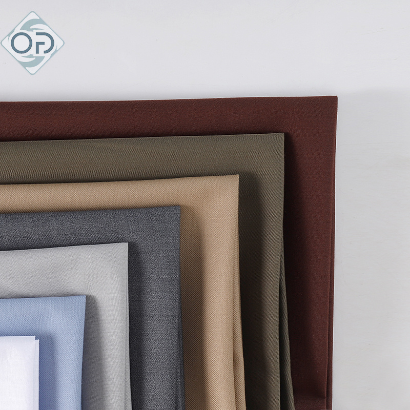 20% Polyester 80% Viscose 24*30 285G/M Suiting Woven Twill Fabric - 图片 2