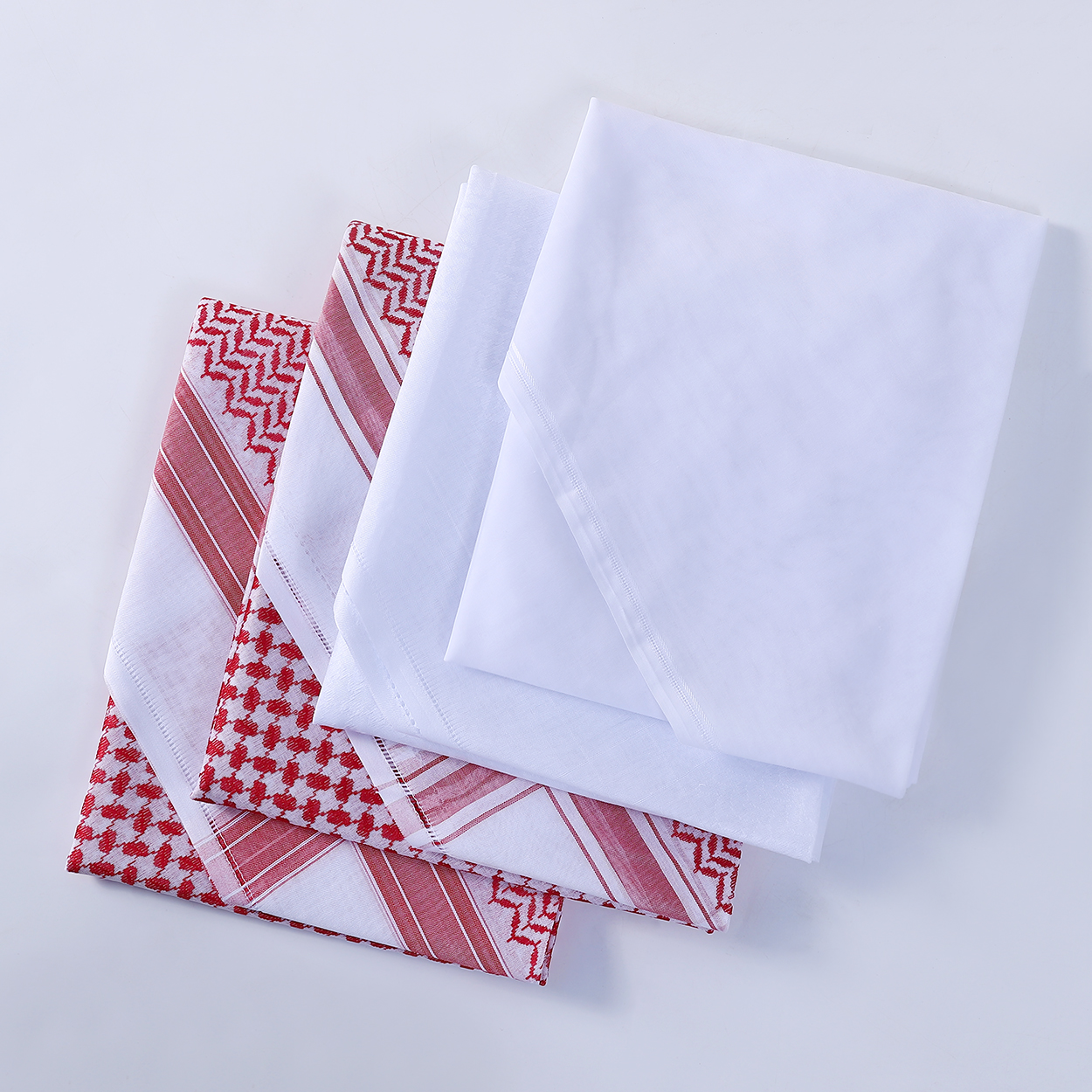 Pure White Men’s Ghutra, Traditional Saudi Gulf Arab Headscarf, Soft Breathable Muslim Head Wrap for Prayer, Eid & Daily Wear
